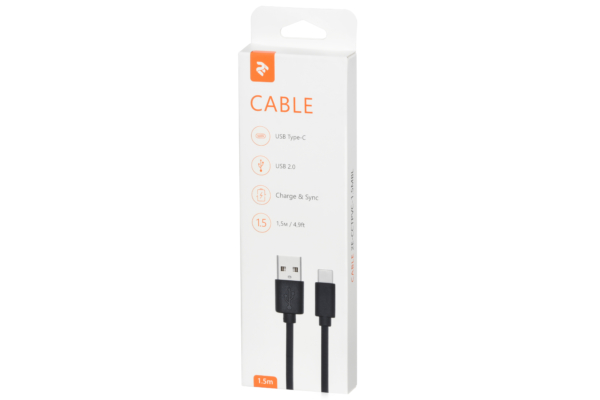 Кабель 2E Type-C Single Molding Type Cable