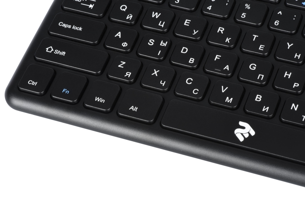 2E Клавіатура ножнична KT100 78key, WL, EN/UK/RU, чорний