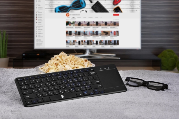Keyboard with touchpad 2E KT100 WL Black