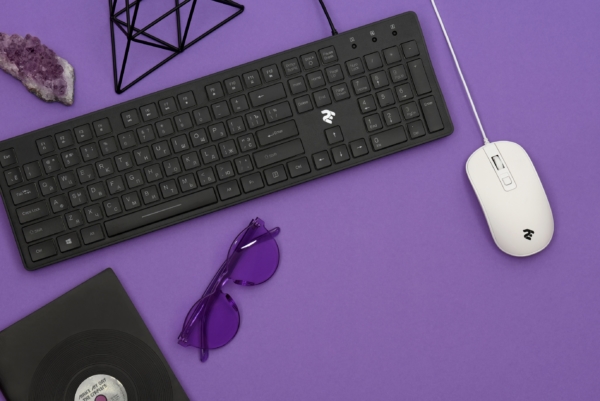 2E Миша MF110 USB White