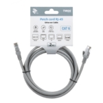 Патч-корд 2E Cat 6, RJ45, 24AWG, 2m