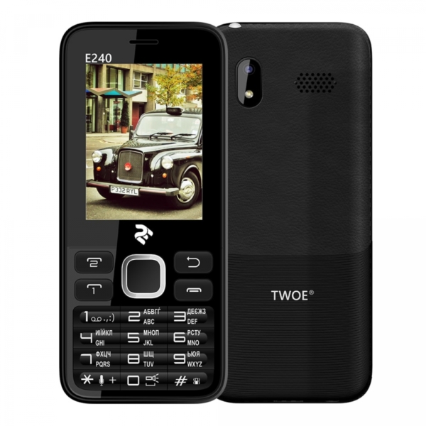 Мобільний телефон 2E E240 DualSim Black