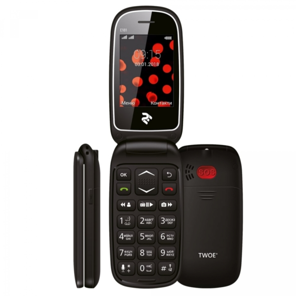 Мобільний телефон 2E E181 DualSim Black