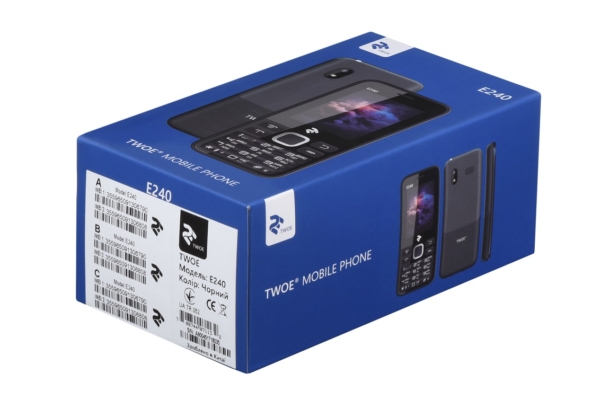 Мобильный телефон 2E E240 DualSim Black