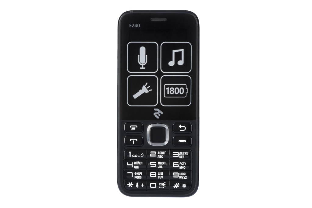 Мобильный телефон 2E E240 DualSim Black