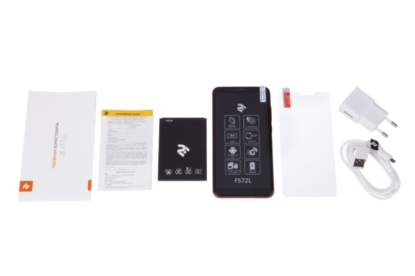 Смартфон 2E F572L 2018 DualSim Red
