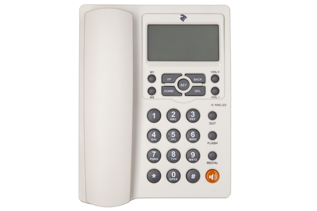 Аналоговый телефон 2E AP-410 White