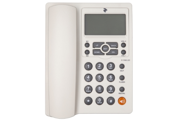 Аналоговый телефон 2E AP-410 White