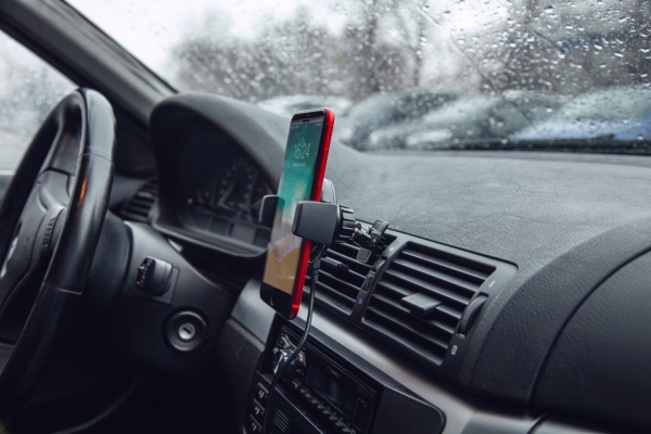 Беспроводное зарядное устройство 2E Car Mount Rotating Wireless Charger