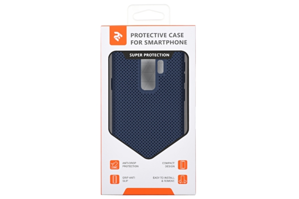 2Е Case for Samsung Galaxy S9 Plus, Dots, Navy