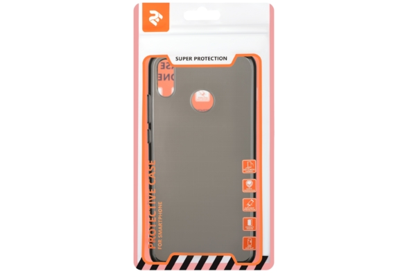 2E Basic Case for Huawei Honor 8X, Crystal, Black