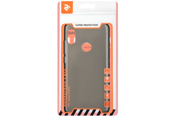 2E Basic Case for Xiaomi Redmi Note 5, Crystal, Black