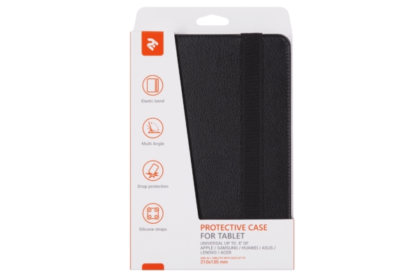 2E Universal Case for Tablets up to 8.4″, Black