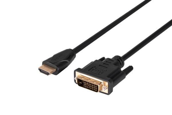 2E Кабель HDMI TO DVI 24+1, Molding Type, 1.8m, Black