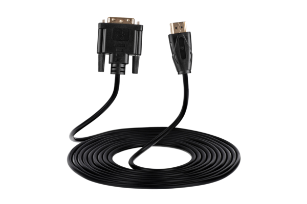 2E Кабель HDMI TO DVI 24+1, Molding Type, 1.8m, Black