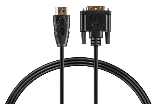 2E Кабель HDMI TO DVI 24+1, Molding Type, 1.8m, Black