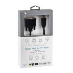 2E Кабель HDMI TO DVI 24+1, Molding Type, 1.8m, Black