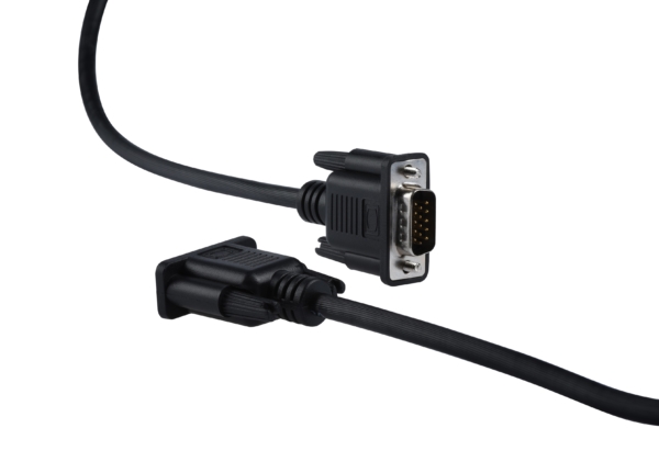 2E Кабель E SVGA – SVGA HD 15Pin (M/M), Molding Type, black, 1.8m