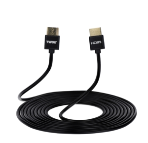 Кабель 2Е HDMI 2.0 (AM/AM), Slim, High Speed, Alumium Black 3m