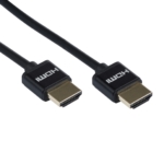 Cable 2Е HDMI 2.0 (AM/AM), Slim, High Speed, Alumium Black 3m
