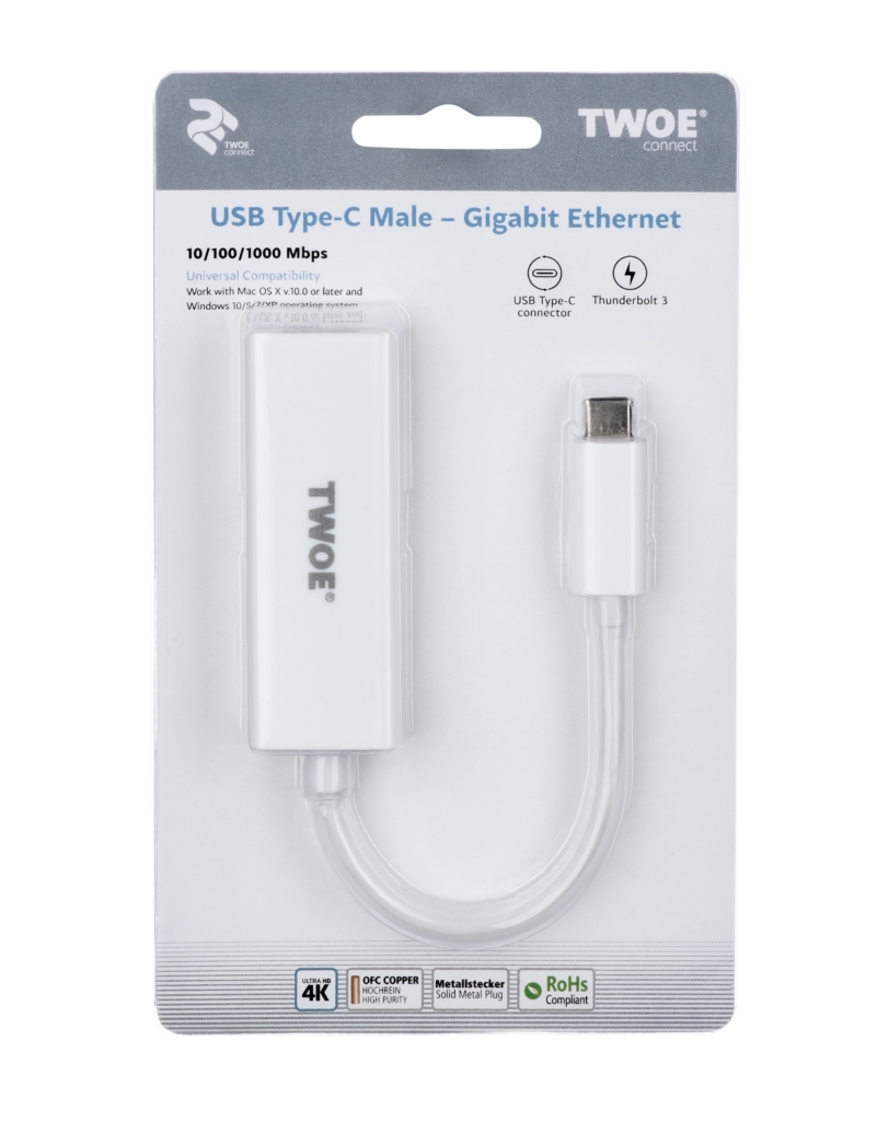 Адаптер 2E Type C to Gigabit Cable