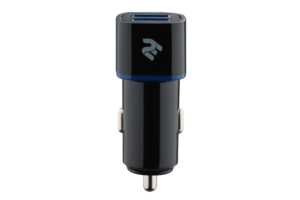 2E Dual USB Car Charger 2.4Ax2.4A Black