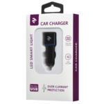 2E Dual USB Car Charger 2.4Ax2.4A Black
