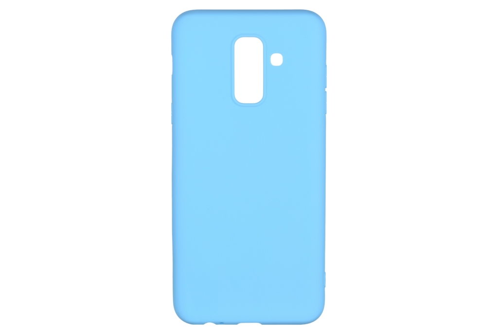 2E Basic Case for Samsung Galaxy A6+ 2018 (A605), Soft touch, Blue