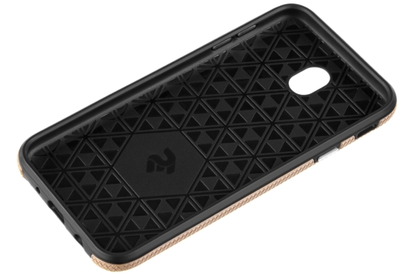 2Е Case for Samsung Galaxy J7 2017 (J730), Triangle, Gold