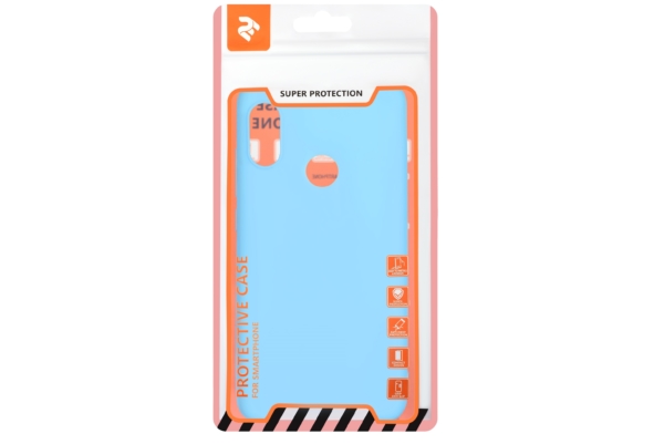 2E Basic Case for Xiaomi Redmi 6 Pro, Soft touch, Blue