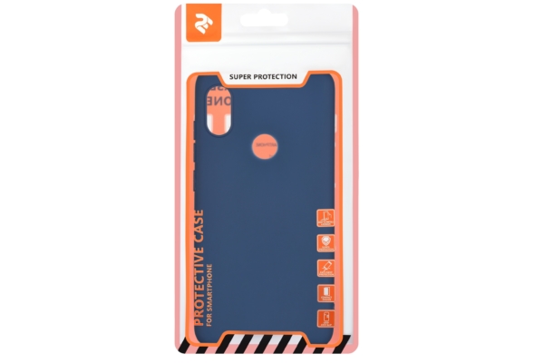 Чехол 2E Basic для Xiaomi Redmi Note 6 Pro, Soft touch, Navy