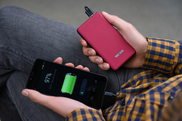 Power Bank 2Е SOTA series Slim 10000 мАч Red