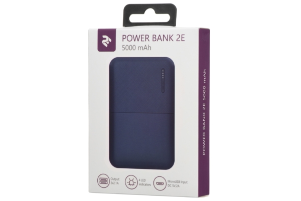 Power Bank 2Е 5000 мАг Blue