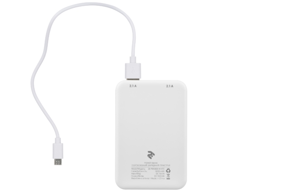 Power Bank 2Е 5000 мАг White