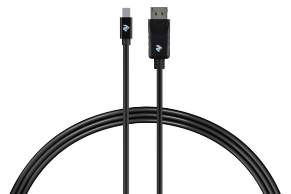 Cable 2Е Mini DisplayPort to DisplayPort, (AM/AM), 2 m