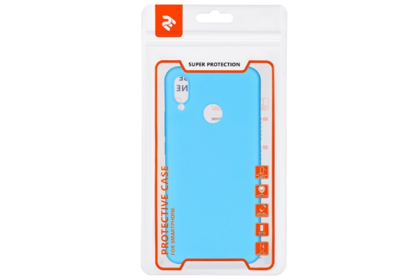 Чехол 2E Basic для Huawei P Smart+, Soft touch, Blue