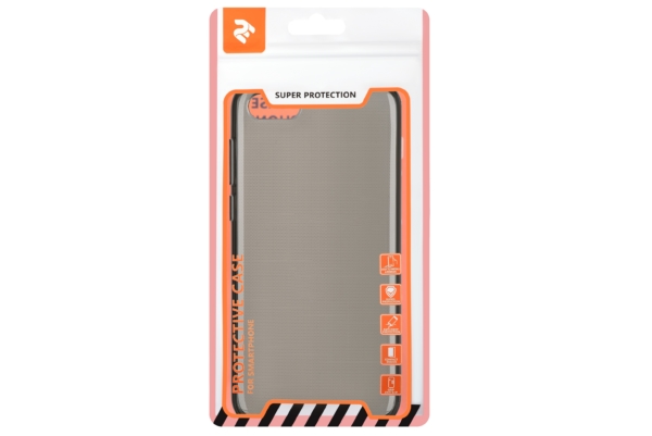 2E Basic Case for Huawei Y5 2018, Crystal, Black