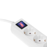 Surge Protector 2E with 4 sockets and a switch 3G1.0, 3m, white