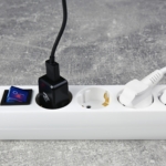 Surge Protector 2E with 5 sockets and a switch 3G1.0, 5m, white