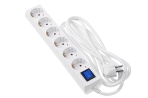 Surge Protector 2E with 6 sockets and a switch 3G1.0, 3m, white