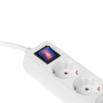 Surge Protector 2E with 6 sockets and a switch 3G1.0, 3m, white