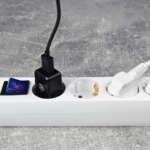 Surge Protector 2E with 6 sockets and a switch 3G1.0, 3m, white