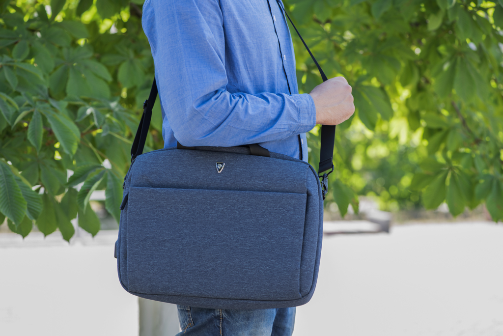 Сумка для ноутбука 2E CBN9165NV, Melange 16″, Navy