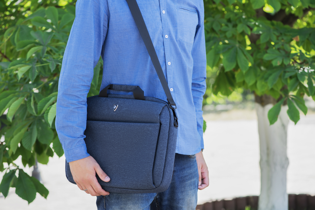 Сумка для ноутбука 2E CBN9165NV, Melange 16″, Navy
