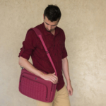 Laptop Bag 2E CBN9198BG, CrossSquares 16″, Burgundy