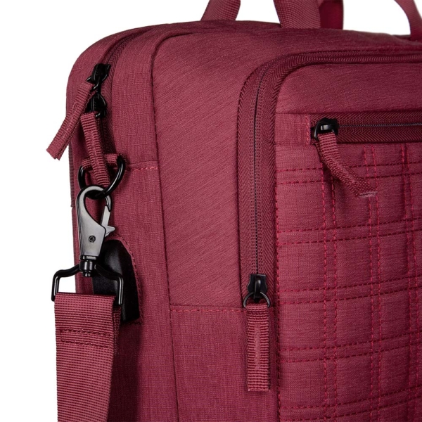 Laptop Bag 2E CBN9198BG, CrossSquares 16″, Burgundy