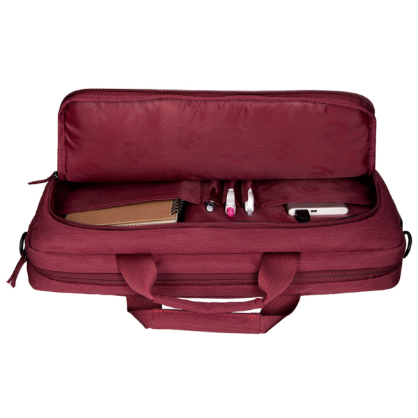 Laptop Bag 2E CBN9198BG, CrossSquares 16″, Burgundy