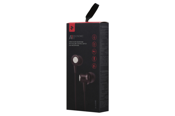 Earphones 2E A1 ErgonomicFit, Black