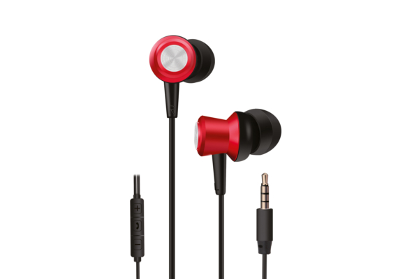 Earphones 2E A1 ErgonomicFit, Red