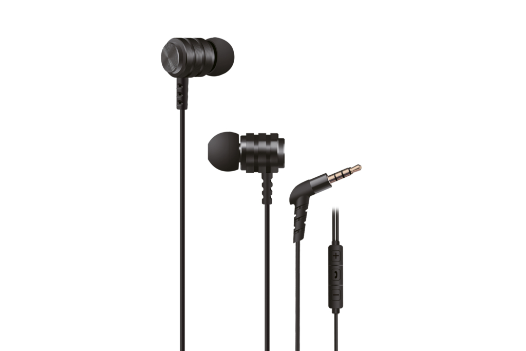 Earphones 2E X1 Extra Bass, Black